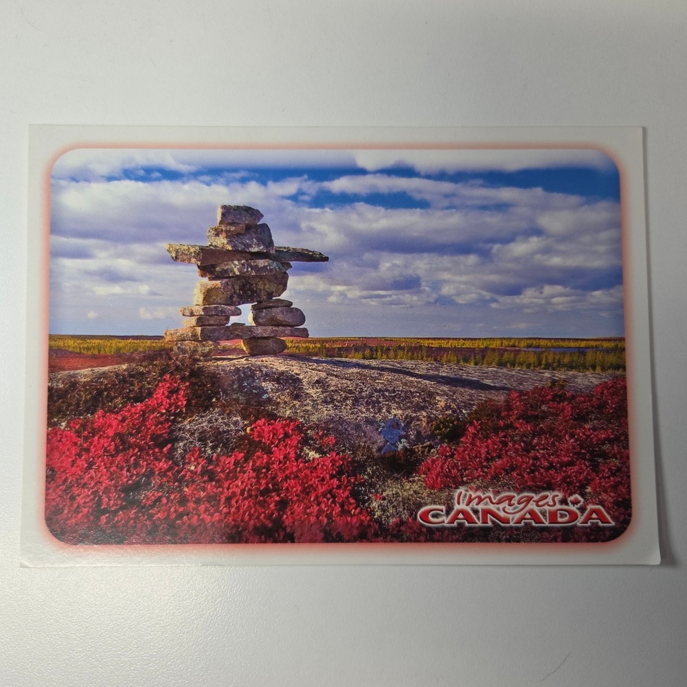 Images Canada Inukshuk Postcard Photo D Fast CC 04 Unused